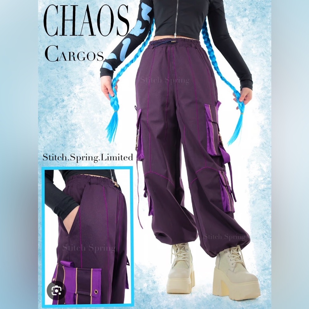 Stitch Spring Chaos Cargo Jinx League of Legends